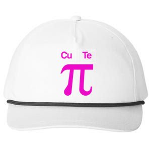 Cutie Pi Celebrate Pi Day March 14 Math And Science Lover Gift Snapback Five-Panel Rope Hat