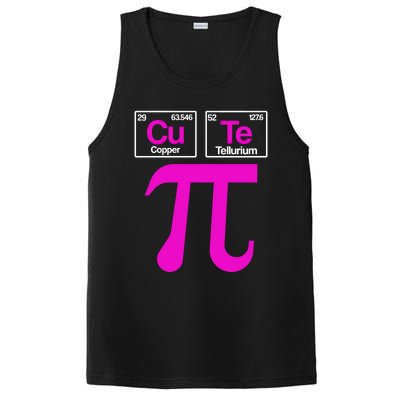 Cutie Pi Celebrate Pi Day March 14 Math And Science Lover Gift PosiCharge Competitor Tank