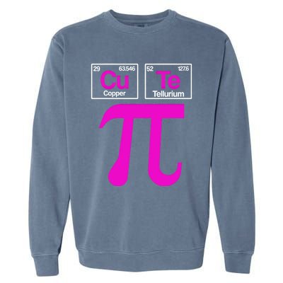 Cutie Pi Celebrate Pi Day March 14 Math And Science Lover Gift Garment-Dyed Sweatshirt