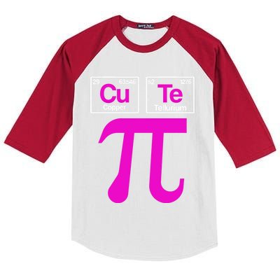 Cutie Pi Celebrate Pi Day March 14 Math And Science Lover Gift Kids Colorblock Raglan Jersey