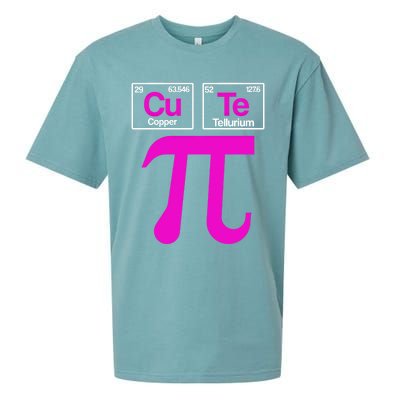 Cutie Pi Celebrate Pi Day March 14 Math And Science Lover Gift Sueded Cloud Jersey T-Shirt