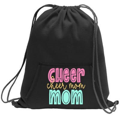 Cheerleader Proud Cheer Mom Pride Sports Supporter Sweatshirt Cinch Pack Bag