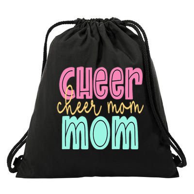 Cheerleader Proud Cheer Mom Pride Sports Supporter Drawstring Bag