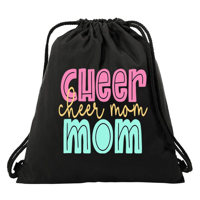 Cheerleader Proud Cheer Mom Pride Sports Supporter Drawstring Bag