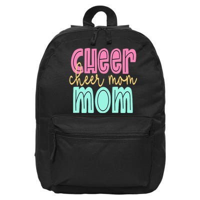 Cheerleader Proud Cheer Mom Pride Sports Supporter 16 in Basic Backpack