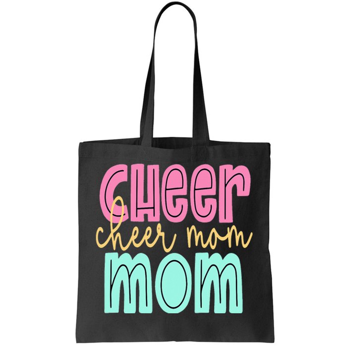 Cheerleader Proud Cheer Mom Pride Sports Supporter Tote Bag