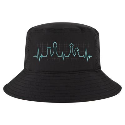 Chess Player Chess Club Chess Heartbeat Love Chess Chess Cool Comfort Performance Bucket Hat