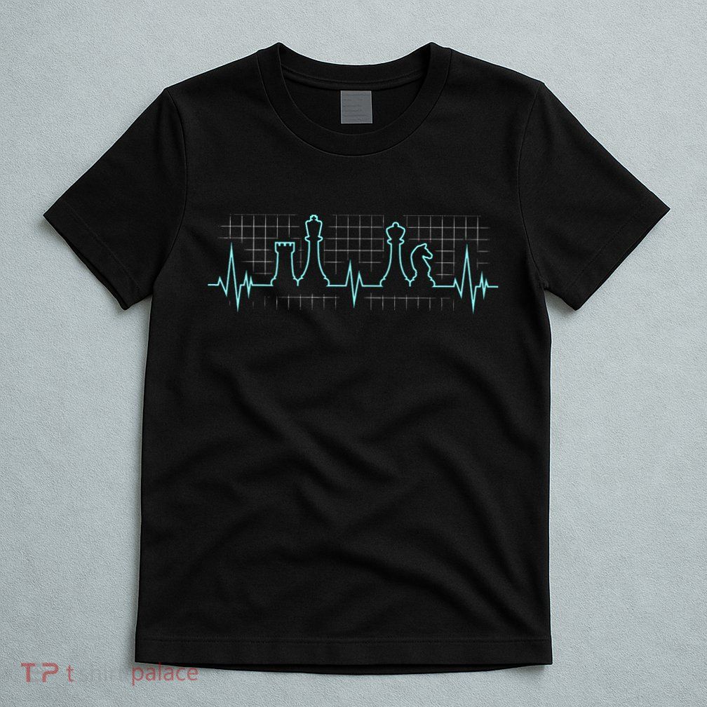 Chess Player Chess Club Chess Heartbeat Love Chess Chess T-Shirt
