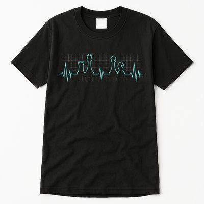Chess Player Chess Club Chess Heartbeat Love Chess Chess Tall T-Shirt