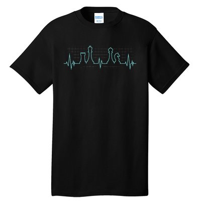 Chess Player Chess Club Chess Heartbeat Love Chess Chess Tall T-Shirt