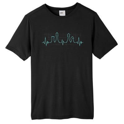 Chess Player Chess Club Chess Heartbeat Love Chess Chess Tall Fusion ChromaSoft Performance T-Shirt