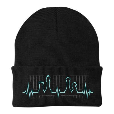 Chess Player Chess Club Chess Heartbeat Love Chess Chess Beanie
