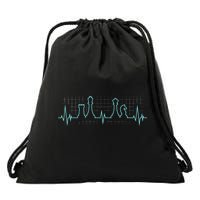 Chess Player Chess Club Chess Heartbeat Love Chess Chess Drawstring Bag