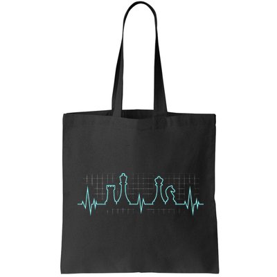 Chess Player Chess Club Chess Heartbeat Love Chess Chess Bag