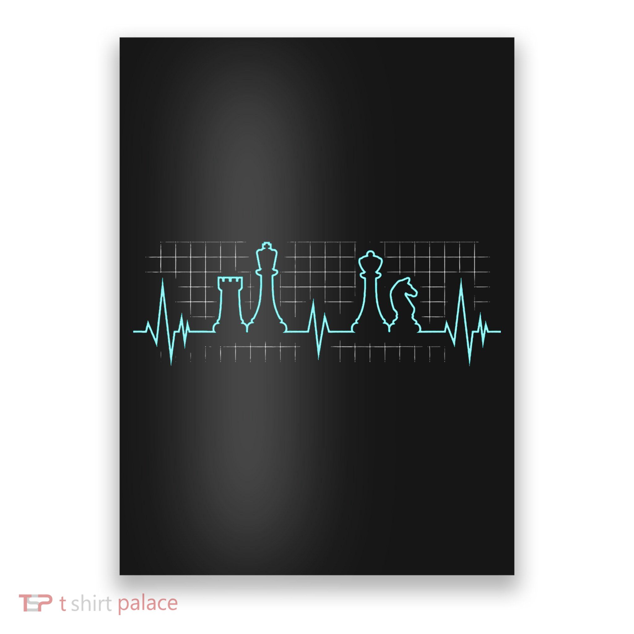 Chess Player Chess Club Chess Heartbeat Love Chess Chess Poster