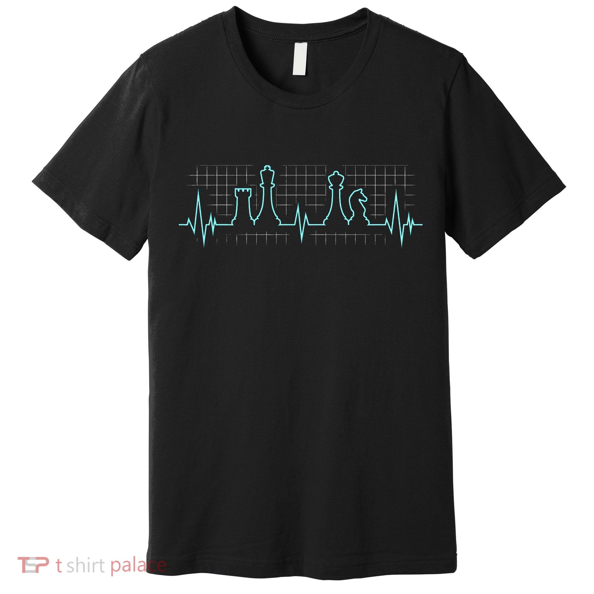 Chess Player Chess Club Chess Heartbeat Love Chess Chess Premium T-Shirt
