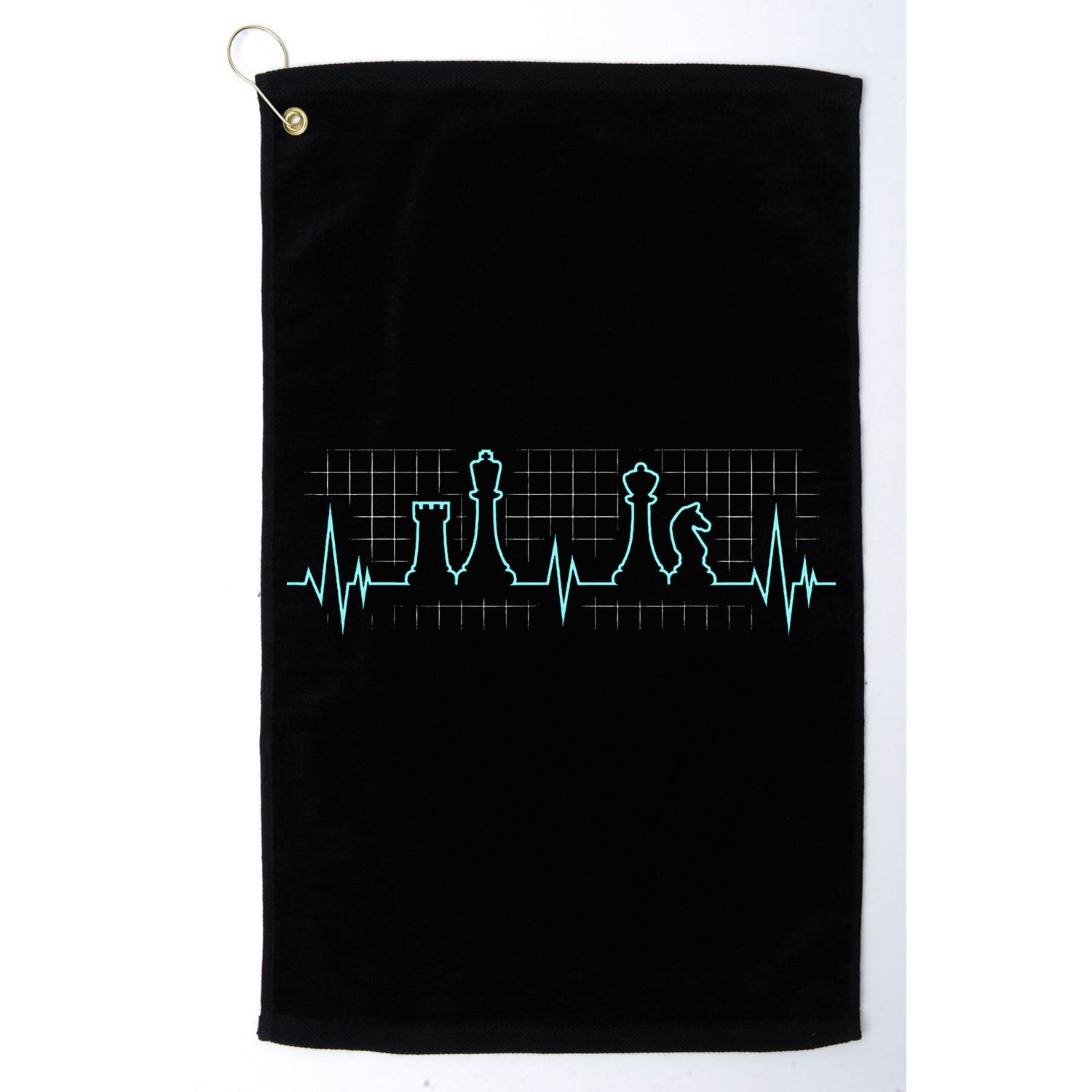 Chess Player Chess Club Chess Heartbeat Love Chess Chess Golf Towel