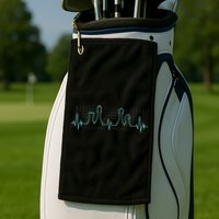 Chess Player Chess Club Chess Heartbeat Love Chess Chess Golf Towel