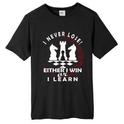 Chess Player Chess Board I Lost Never Tall Fusion ChromaSoft Performance T-Shirt