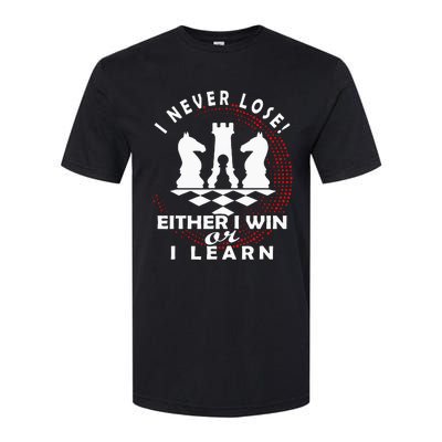 Chess Player Chess Board I Lost Never Softstyle CVC T-Shirt