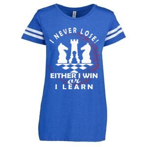 Chess Player Chess Board I Lost Never Enza Ladies Jersey Football T-Shirt