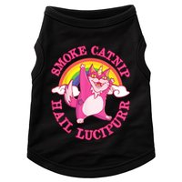 Caticorn Pink Cat Unicorn Rainbow Smoke Catnip Hail Lucipurr Doggie Tank