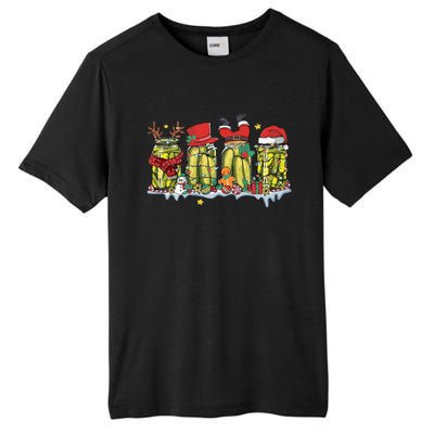 Canned Pickles Christmas Light Retro Homemade Pickle Jar Tall Fusion ChromaSoft Performance T-Shirt