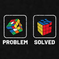 Competitive Puzzle Cube Problem Solved Speed Cubing  Ladies PosiCharge Tri-Blend Wicking Tank