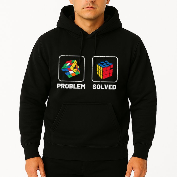 Competitive Puzzle Cube Problem Solved Speed Cubing  Hoodie