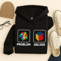 Competitive Puzzle Cube Problem Solved Speed Cubing  Hoodie