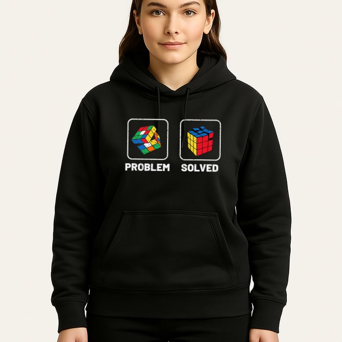 Competitive Puzzle Cube Problem Solved Speed Cubing  Hoodie