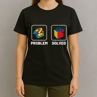 Competitive Puzzle Cube Problem Solved Speed Cubing  T-Shirt