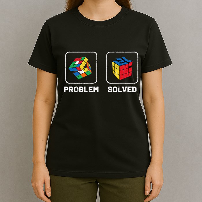 Competitive Puzzle Cube Problem Solved Speed Cubing  T-Shirt