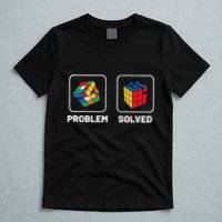 Competitive Puzzle Cube Problem Solved Speed Cubing  T-Shirt