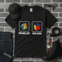 Competitive Puzzle Cube Problem Solved Speed Cubing  Tall T-Shirt