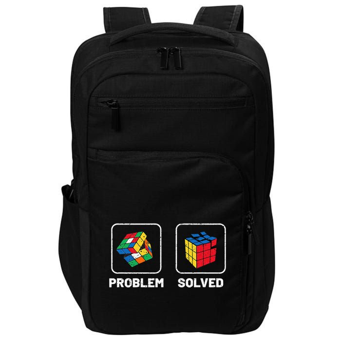 Competitive Puzzle Cube Problem Solved Speed Cubing  Impact Tech Backpack