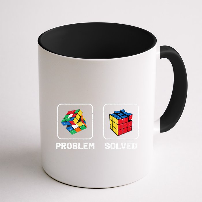 Competitive Puzzle Cube Problem Solved Speed Cubing  Mug