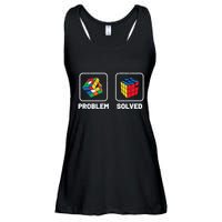 Competitive Puzzle Cube Problem Solved Speed Cubing  Ladies Essential Flowy Tank