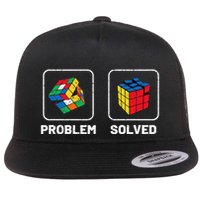 Competitive Puzzle Cube Problem Solved Speed Cubing  Flatbill Hat