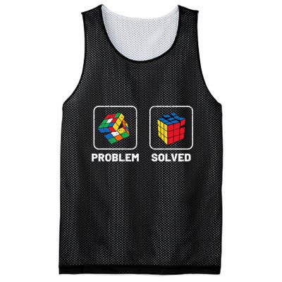 Competitive Puzzle Cube Problem Solved Speed Cubing  Mesh Reversible Basketball Jersey Tank