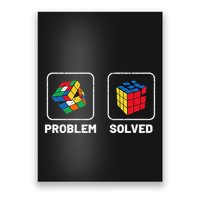 Competitive Puzzle Cube Problem Solved Speed Cubing  Poster