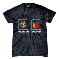 Competitive Puzzle Cube Problem Solved Speed Cubing  Tie-Dye T-Shirt