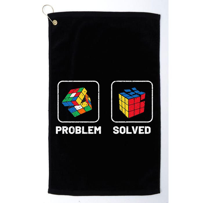Competitive Puzzle Cube Problem Solved Speed Cubing  Golf Towel