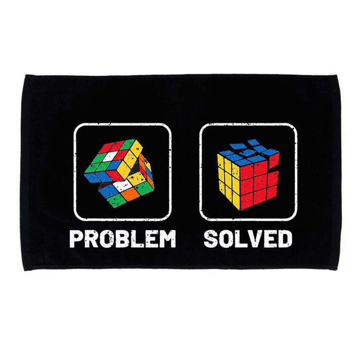 Competitive Puzzle Cube Problem Solved Speed Cubing  Microfiber Hand Towel