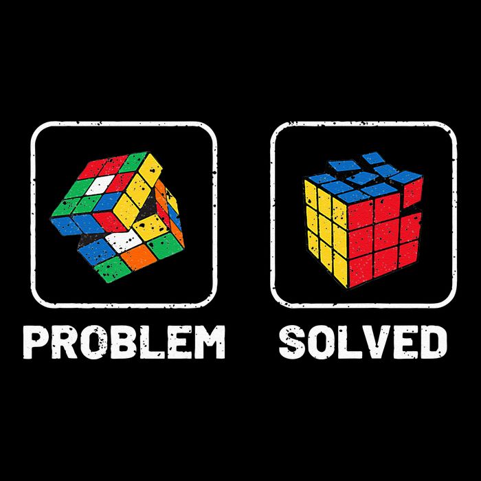 Competitive Puzzle Cube Problem Solved Speed Cubing  Crop Top