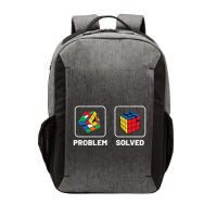 Competitive Puzzle Cube Problem Solved Speed Cubing  Vector Backpack