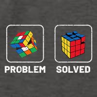 Competitive Puzzle Cube Problem Solved Speed Cubing  Vector Backpack