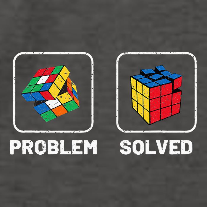 Competitive Puzzle Cube Problem Solved Speed Cubing  Vector Backpack