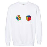 Competitive Puzzle Cube Problem Solved Speed Cubing  Garment-Dyed Sweatshirt
