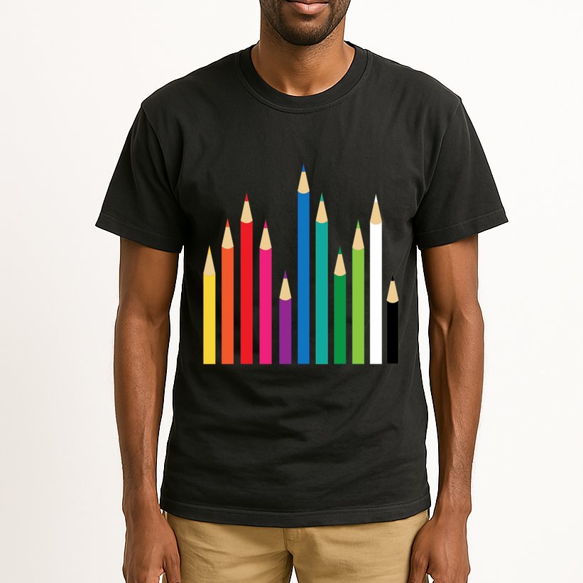 Colored Pencils Tall T-Shirt